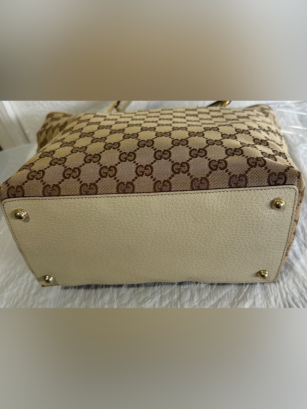 Gucci GG Monogram Tote Bag | Made in Italy | Gold Hardware|COA Inluded| - Picture 13 of 13